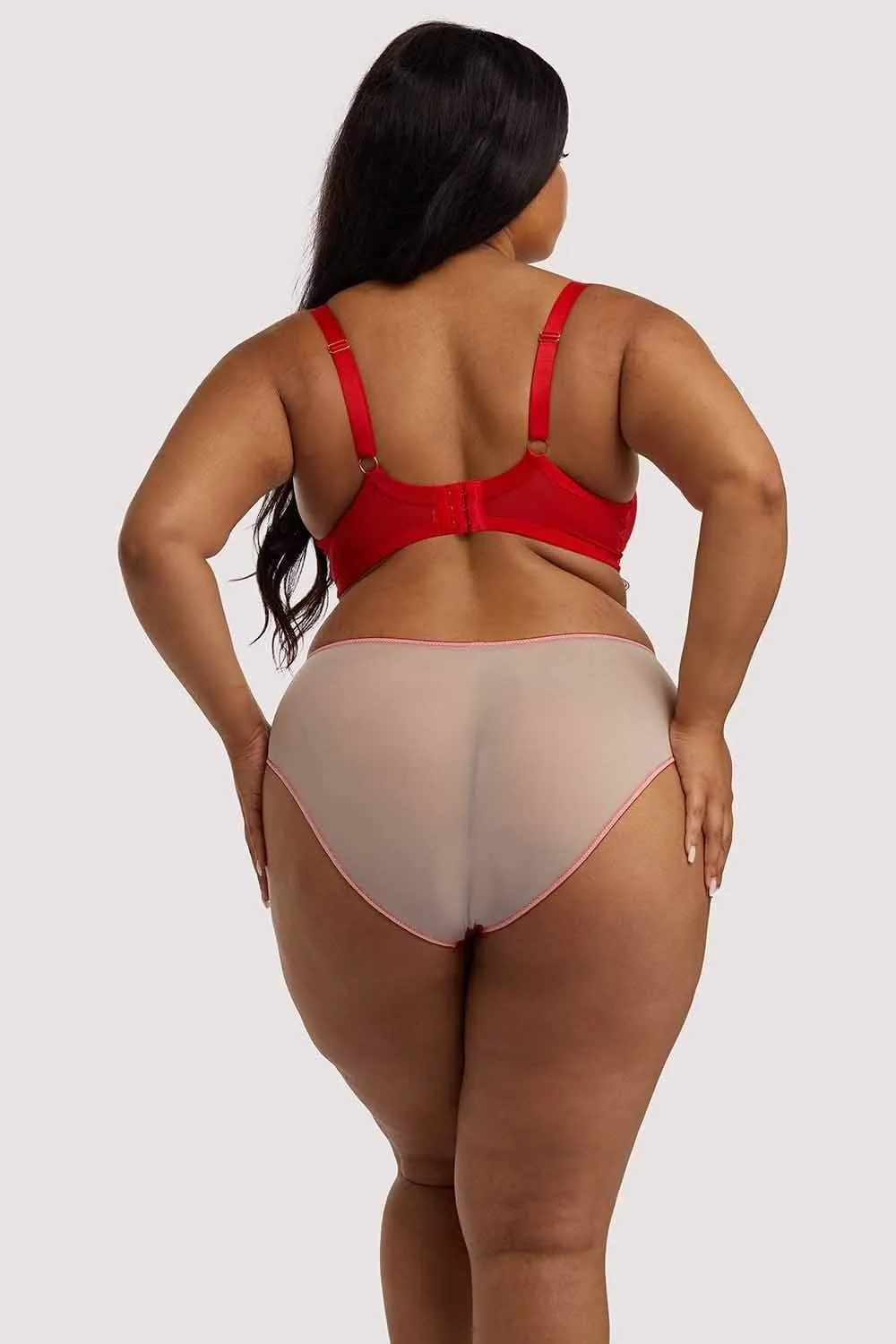 Anaise Red Quarter Cup Bra
