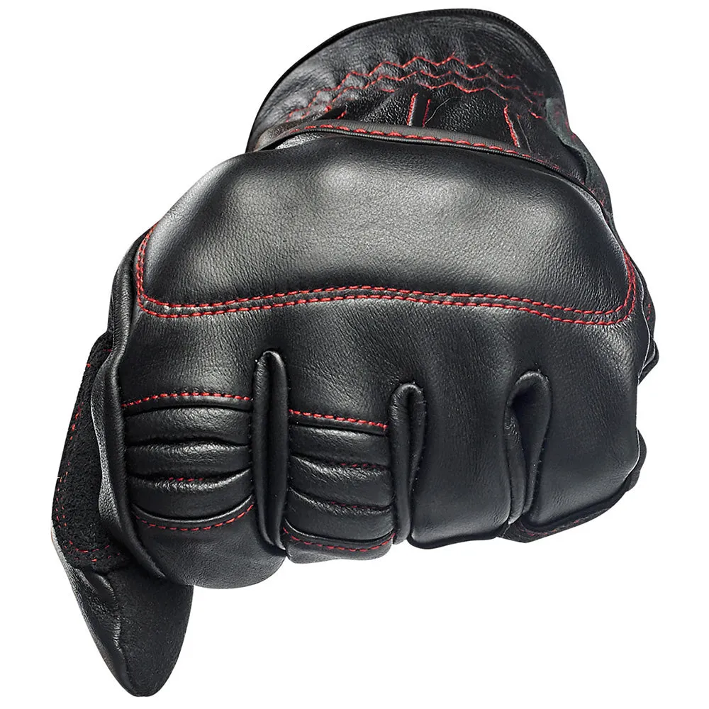 BILTWELL BELDEN LEATHER GLOVE [REDLINE]