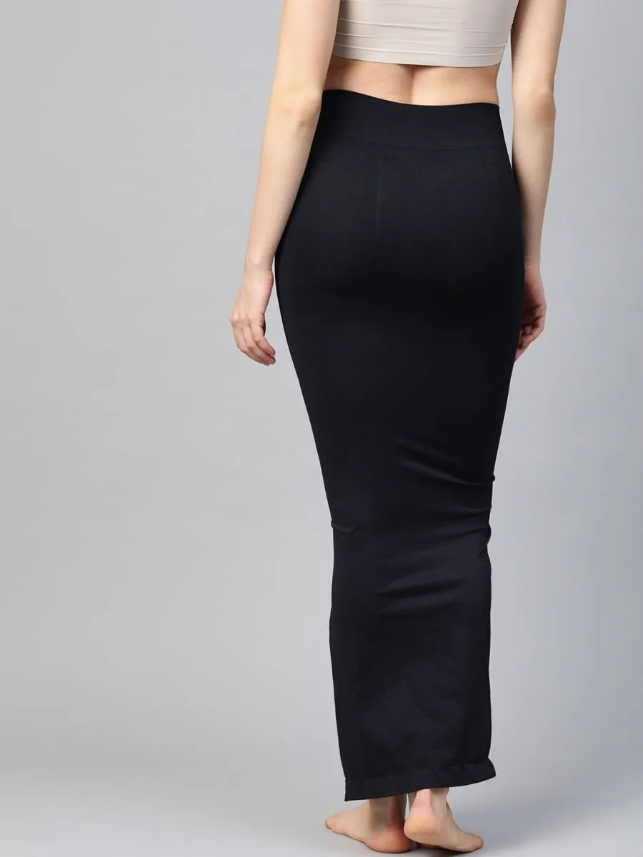 Black Knitted Saree Shapewear