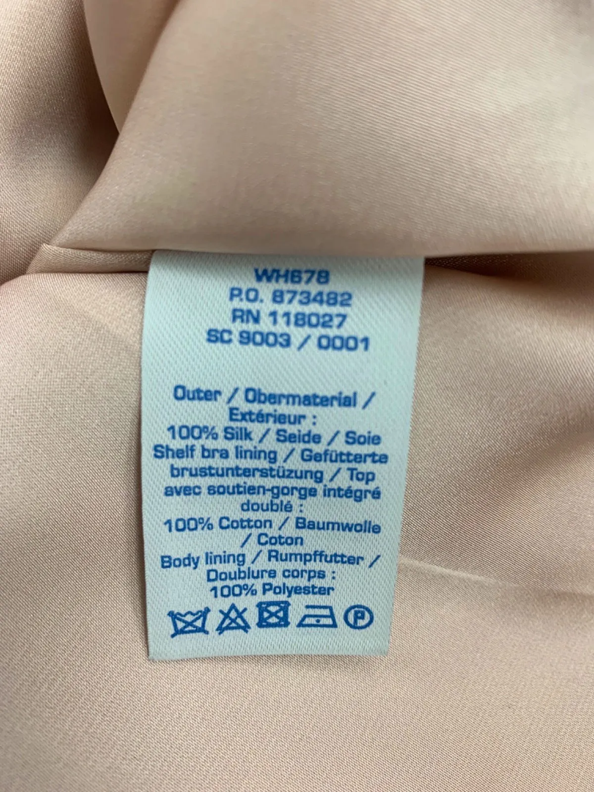 Boden Pink Strapless Dress Size 12