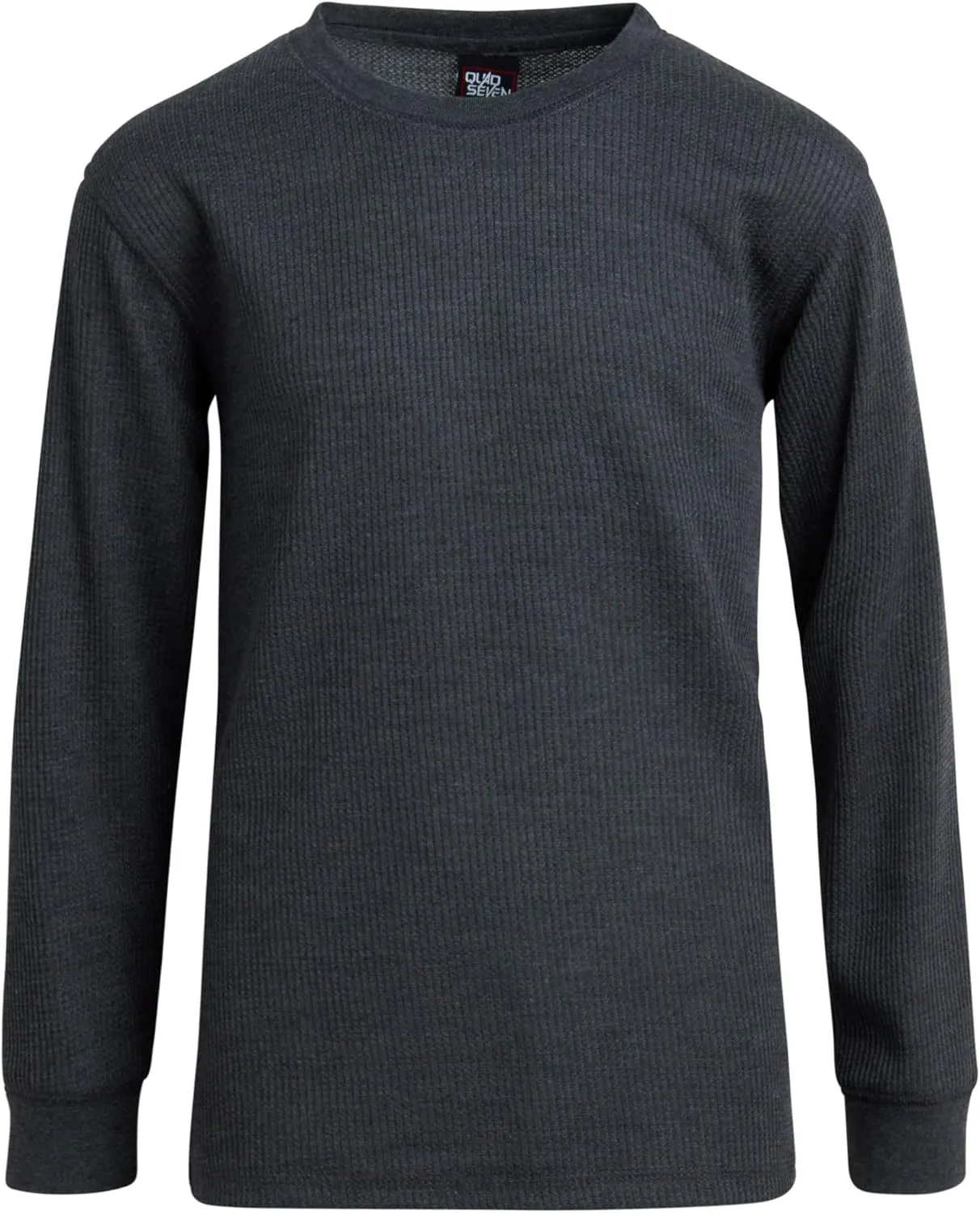 Boys' Shirt - 2 Pack Waffle Knit Long Sleeve Thermal Crewneck T-Shirt (8-18)