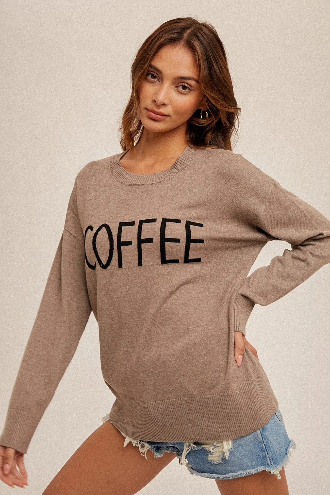 Coffee Please Sweater