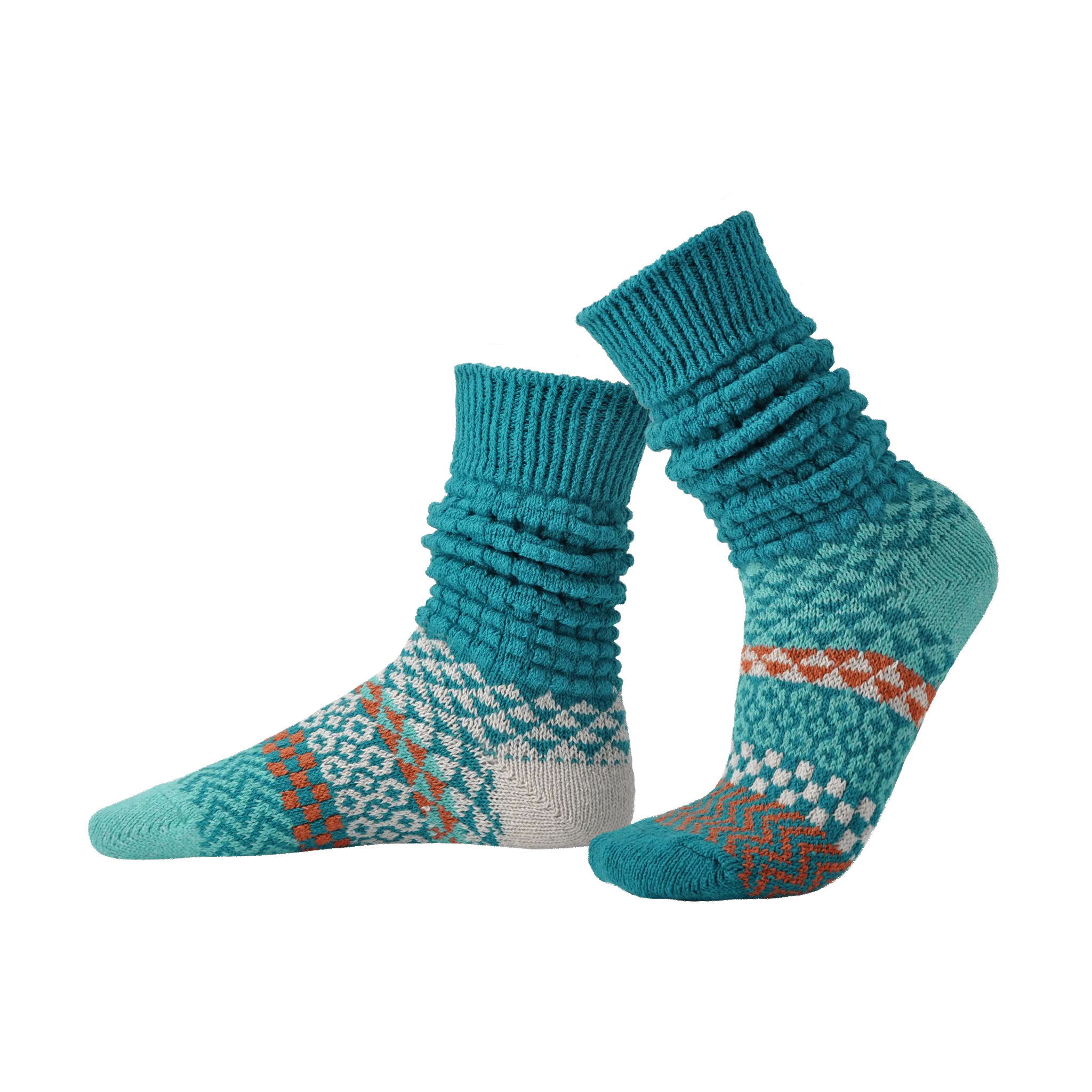 Fusion Slouch Crew Socks - Abalone