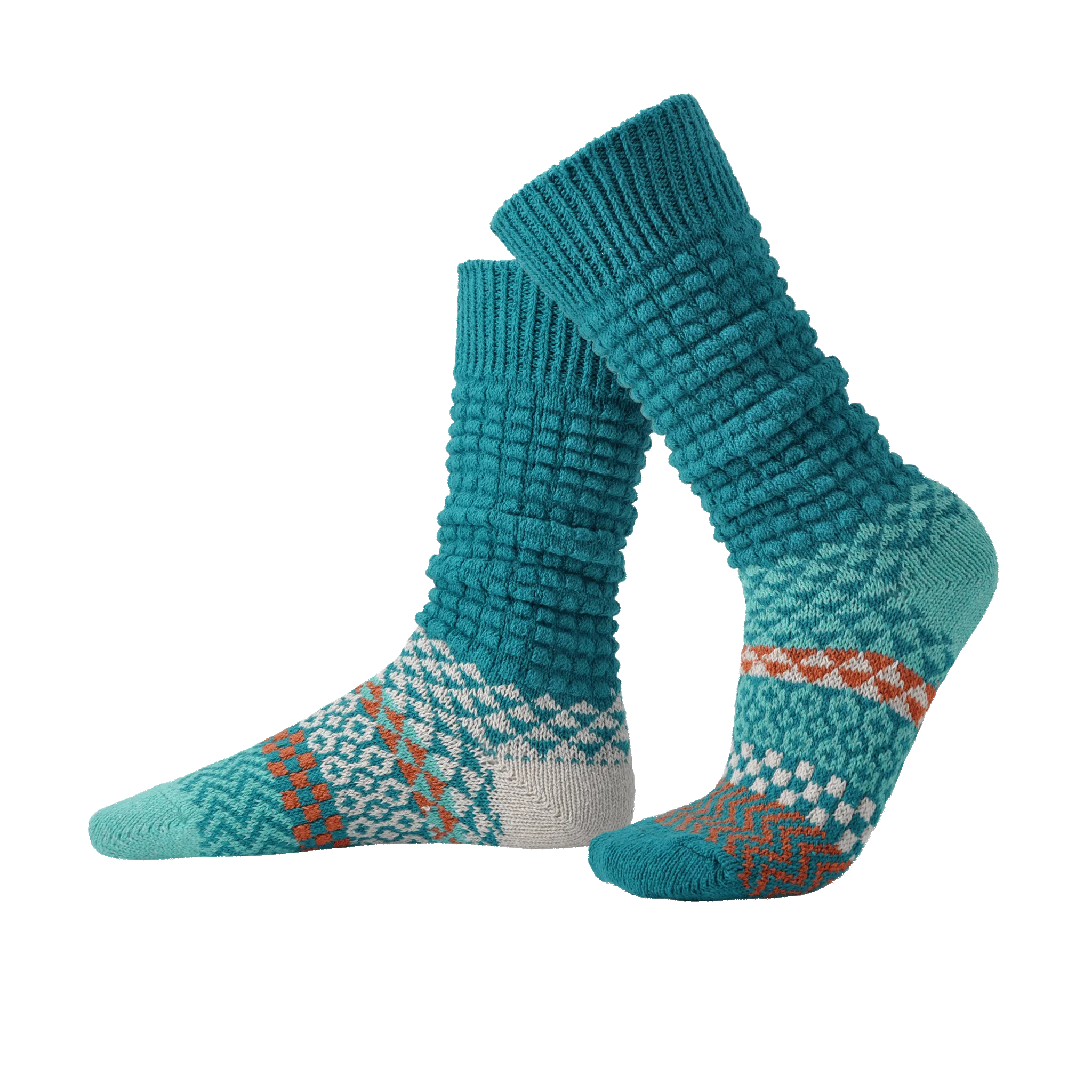 Fusion Slouch Crew Socks - Abalone