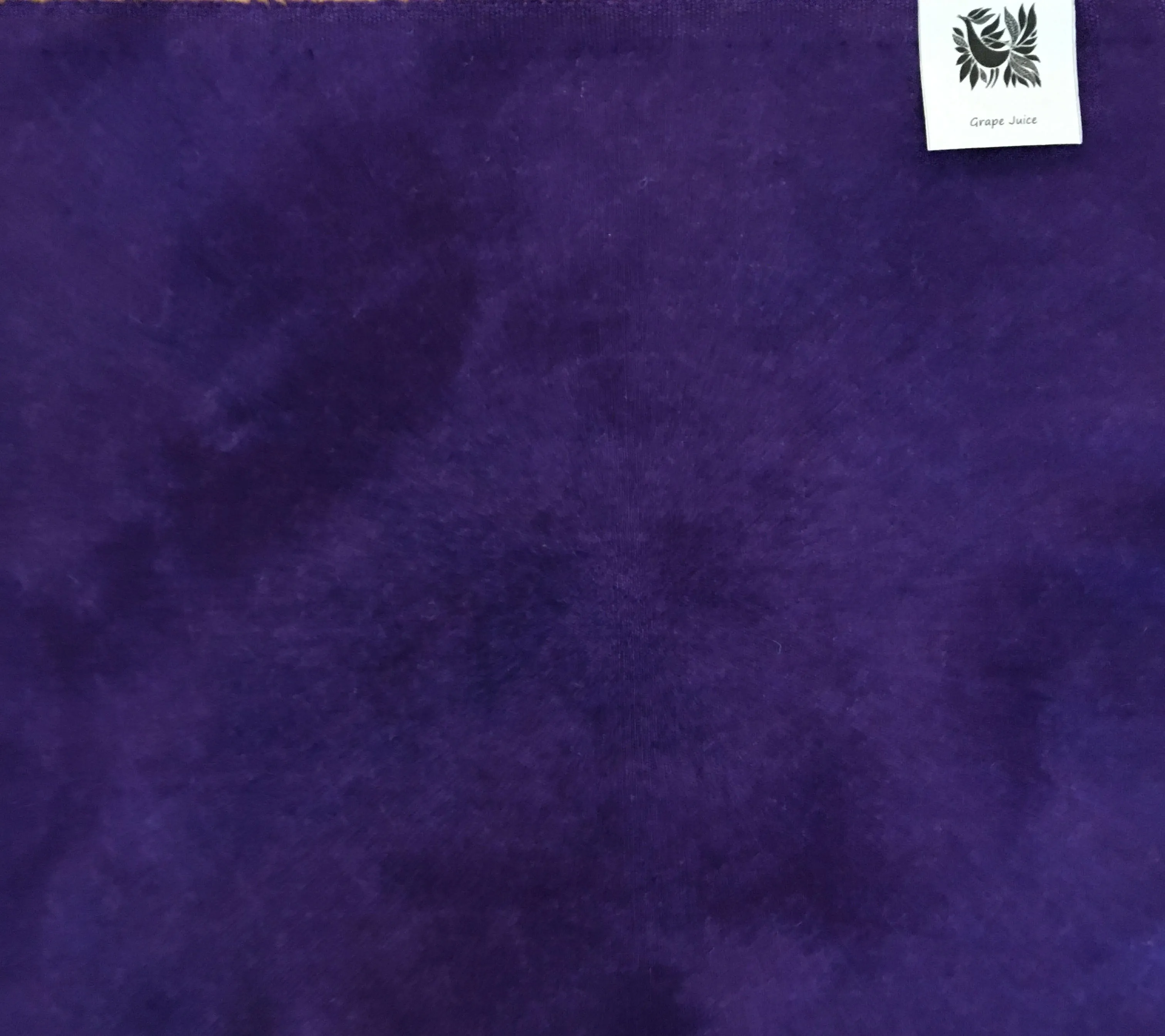 GRAPE JUICE Hand Dyed HALF YARD Wool Fabric for Wool Applique and Rug Hooking