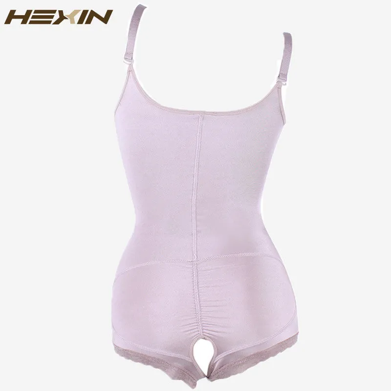 HEXIN Clip and Zip Latex Fajas Colombian Body Shaper Compression Shapewear Bodysuit Waist Shaper Butt Lifter With Tummy Control