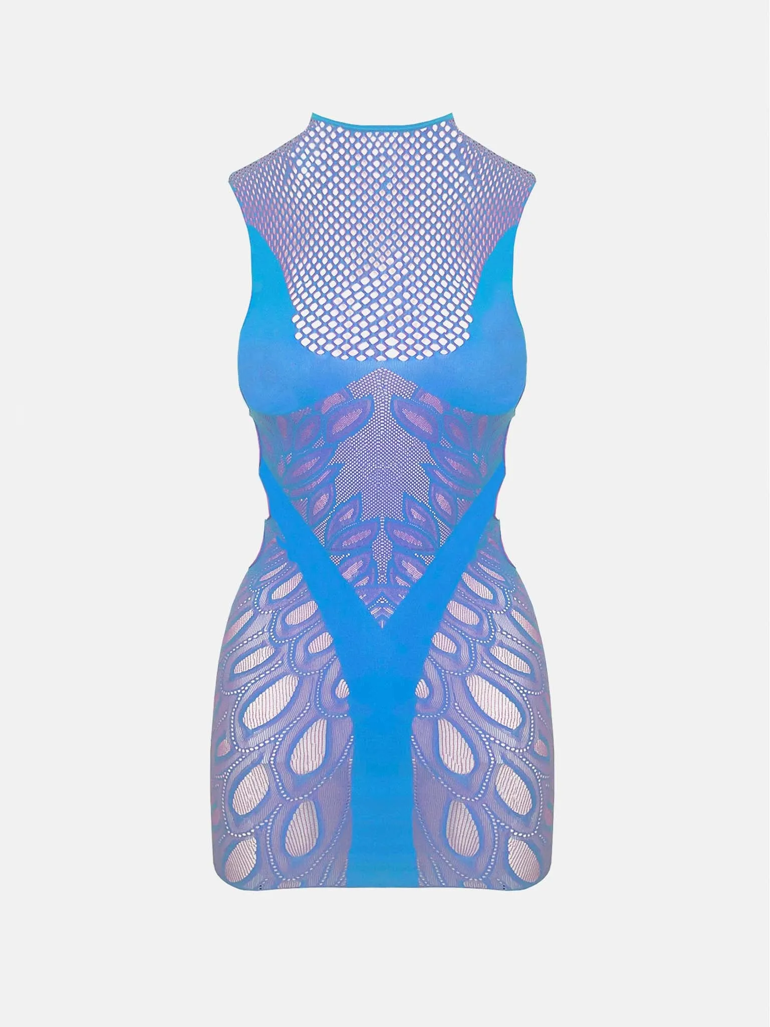 Juliet Dress Crypto Blue