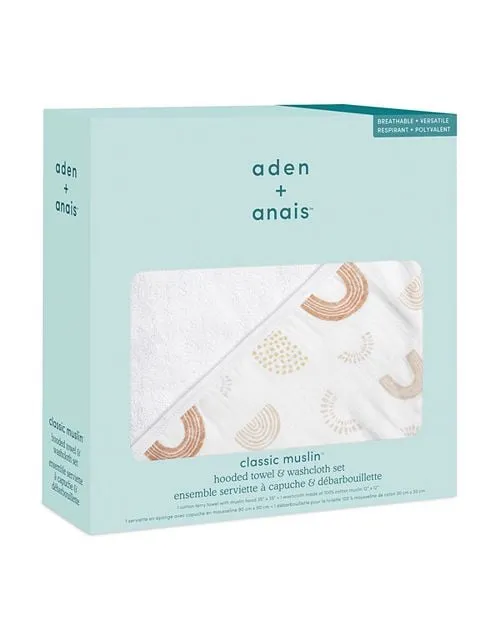 Keep Rising Aden and Anais towel set, Multi color