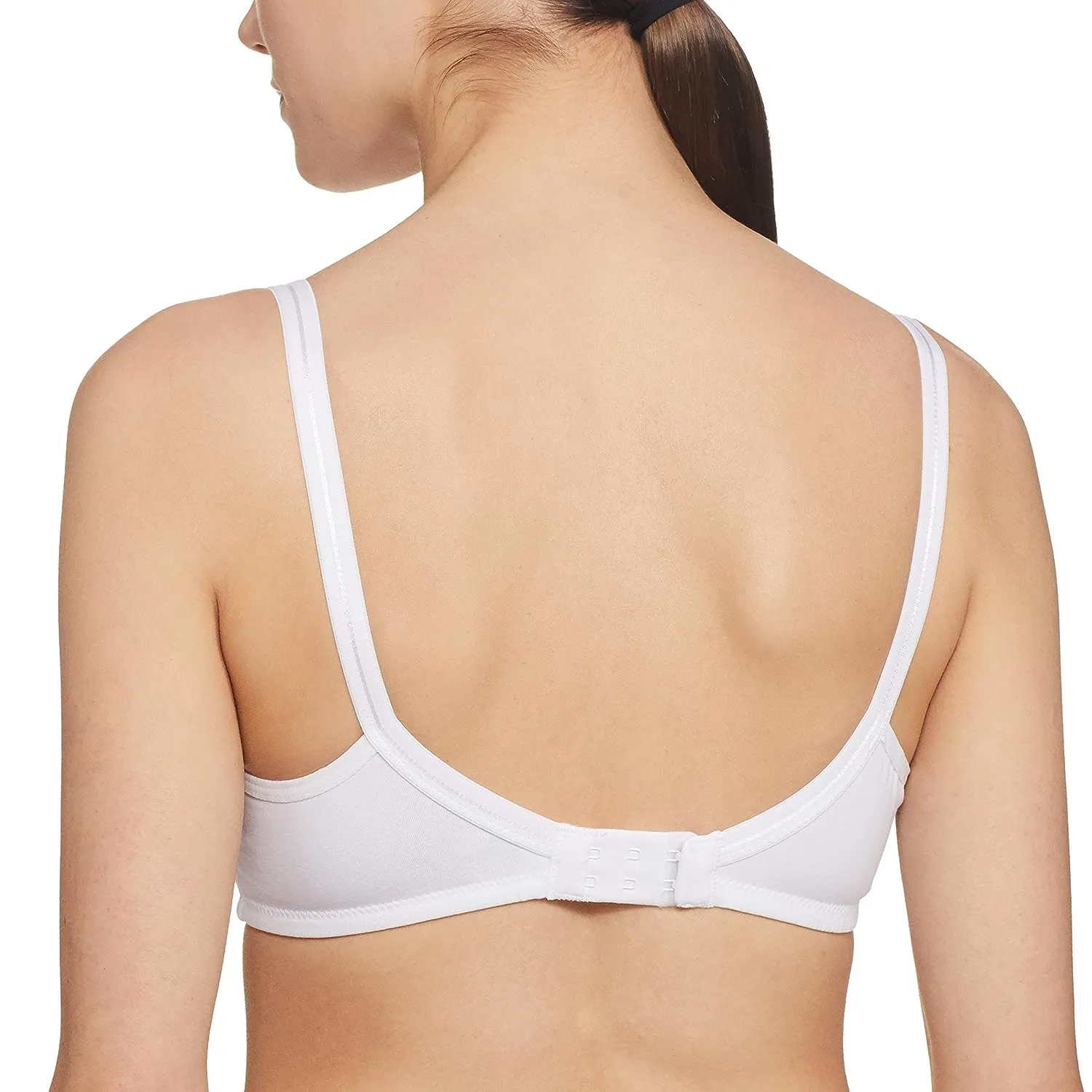 Lovable Pure Cotton All Day Long White Cotton Bra for Women