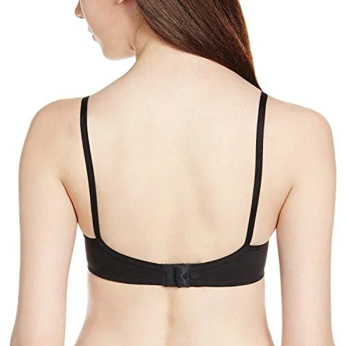 Lovable Women's All Day Long Full Coverage Cotton Bra Black