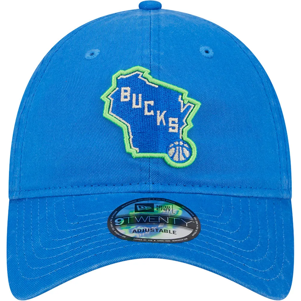 NBA Milwaukee Bucks New Era 2023/24 City Edition Alternate 9TWENTY Adjustable Hat