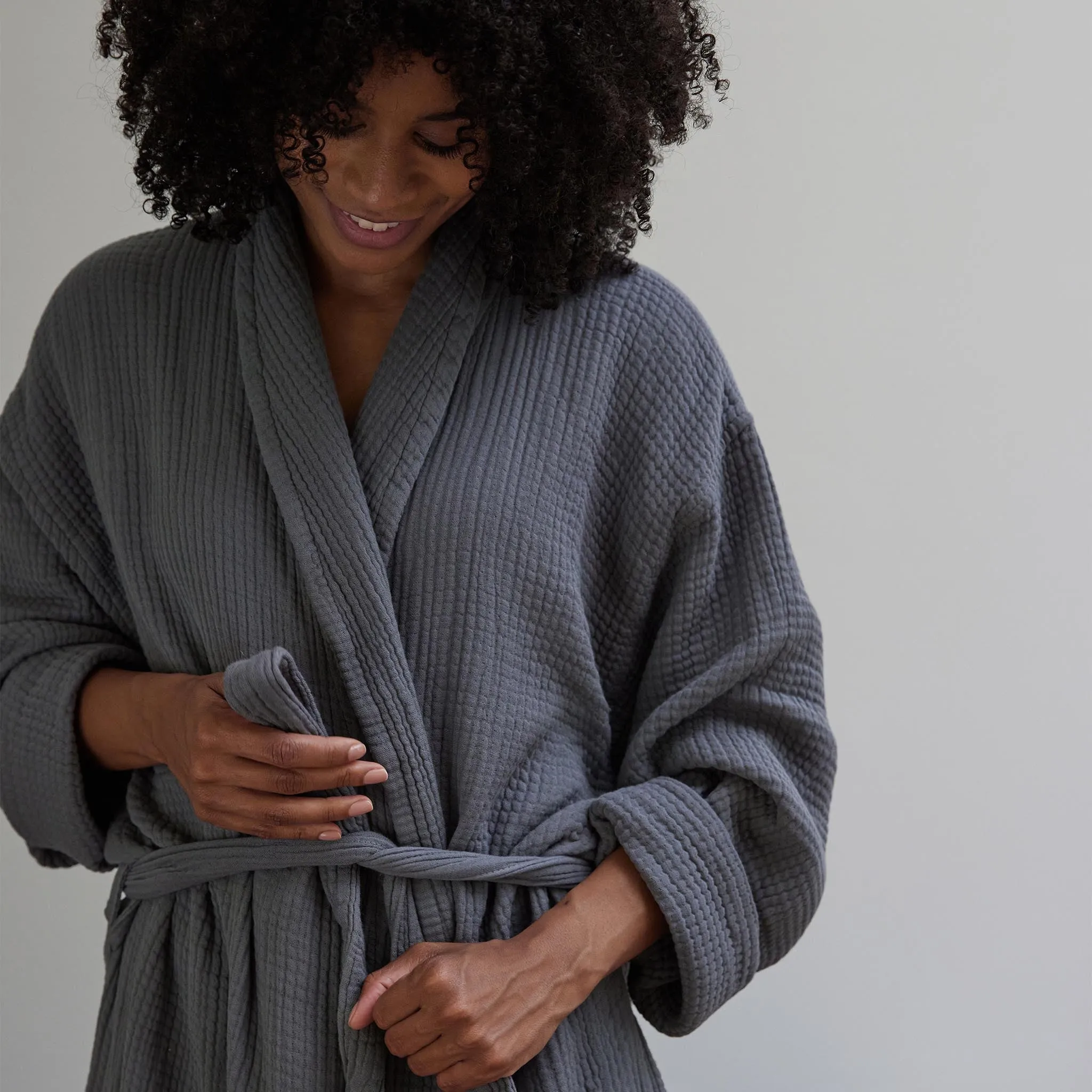 Obidos Bathrobe [Charcoal]