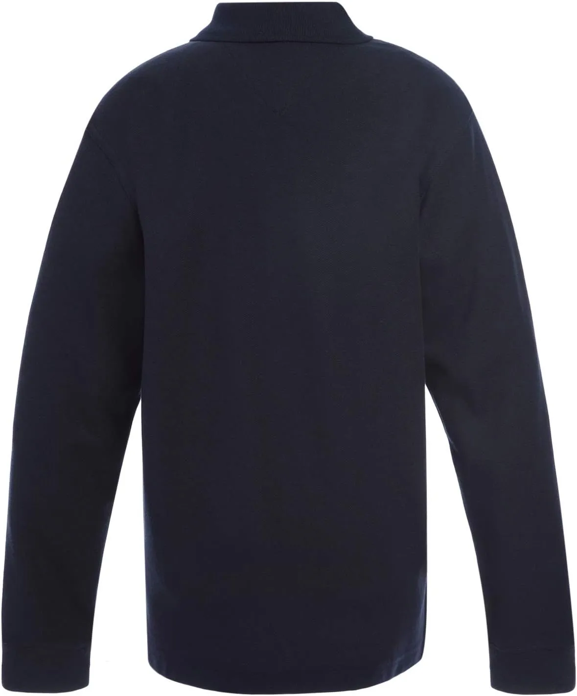 Tommy Hilfiger Kids' Long Sleeve Pique Co-ed Polo Collar Shirt