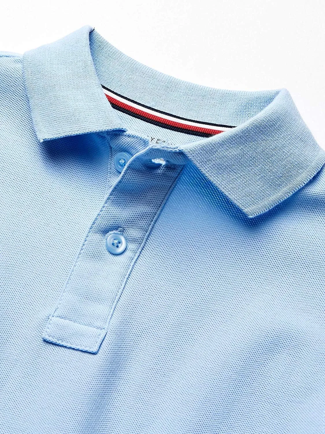 Tommy Hilfiger Kids' Long Sleeve Pique Co-ed Polo Collar Shirt