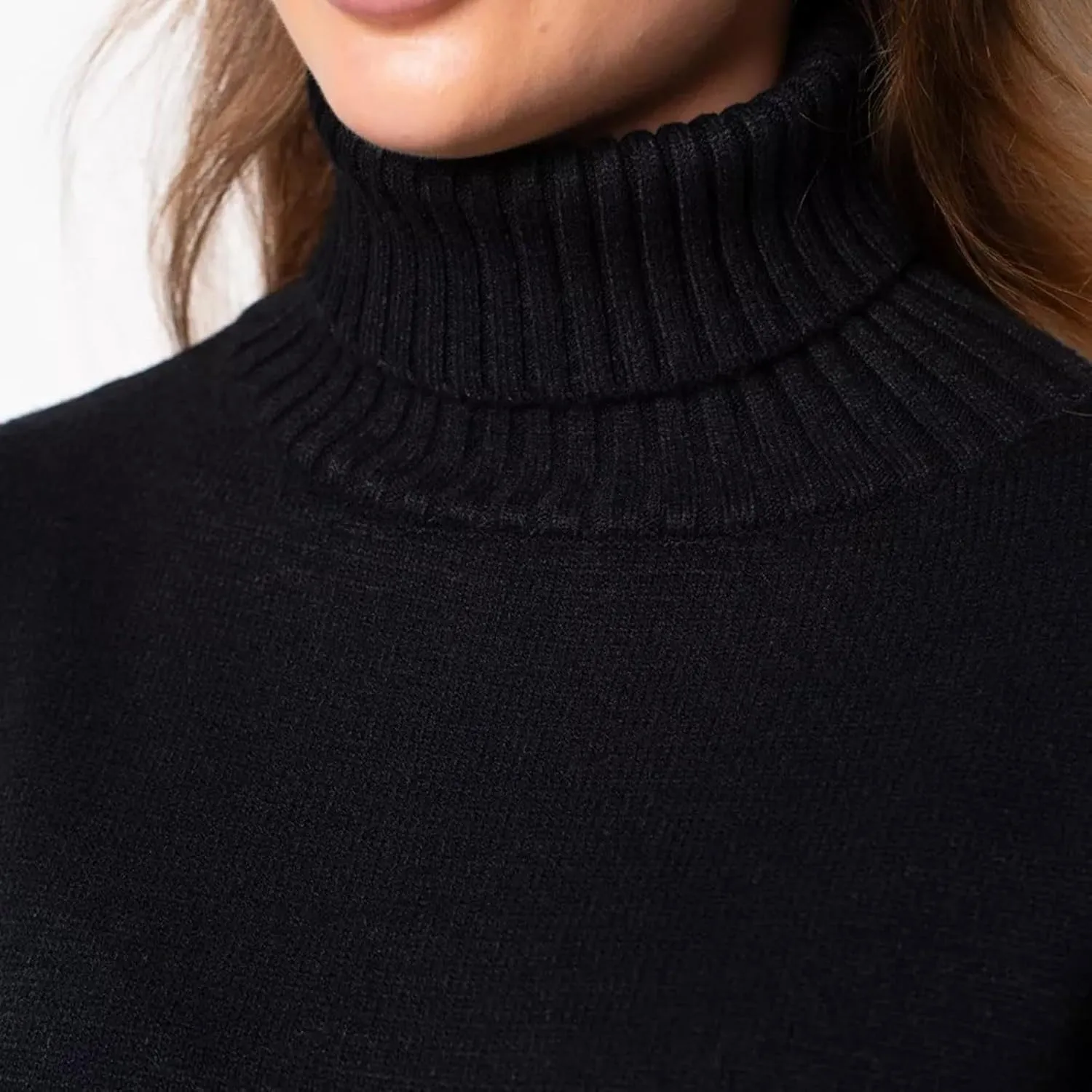 Turtle Neck Dress for Women,Womens Fall and Winter Fashion Sexy Slim Waisted Package Hip Dating Long Sleeve Dresses